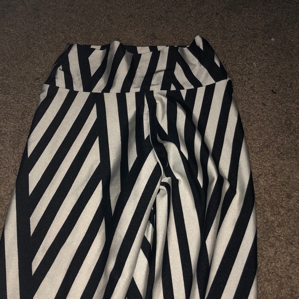 Material Girl Striped leggings